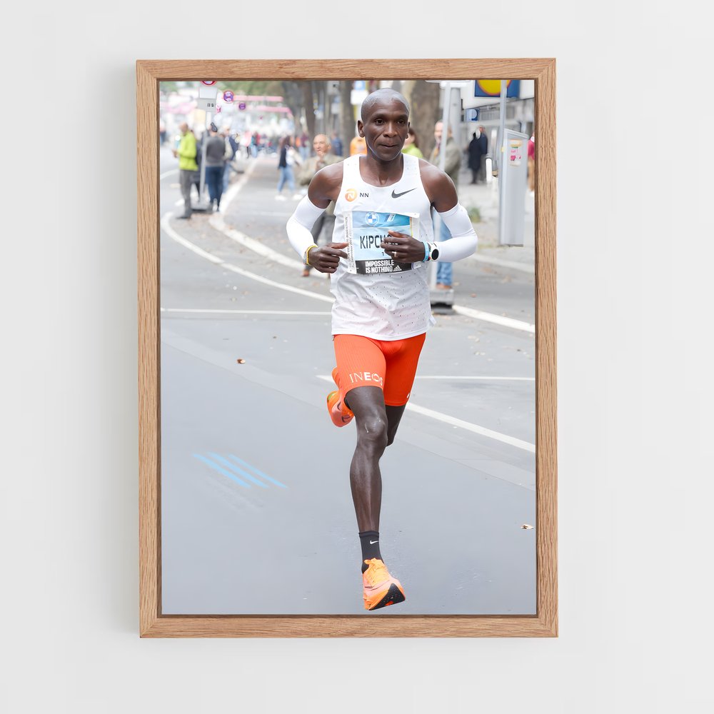 Poster Marathonien Énergique – affiche Athlétisme (vue 4)